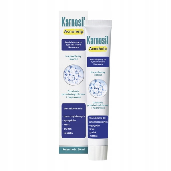 

Karnosil Acnohelp żel z jonami srebra 50ml trądzik