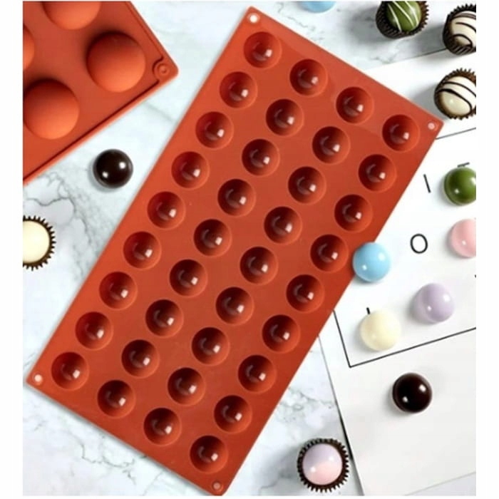 FORMA silikonowa PÓŁKULA FOREMKA PÓŁKULE KUL 36szt Długość 32.5 cm