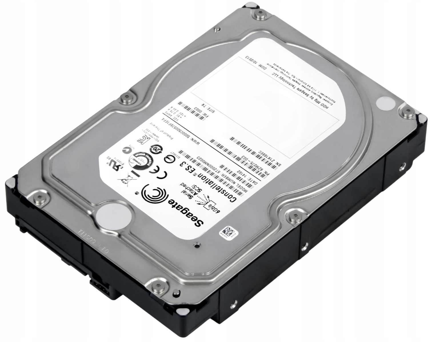 SEAGATE 2TB 7.2K 128MB SAS-2 3.5'' ST2000NM0023 Kod producenta ST2000NM0023