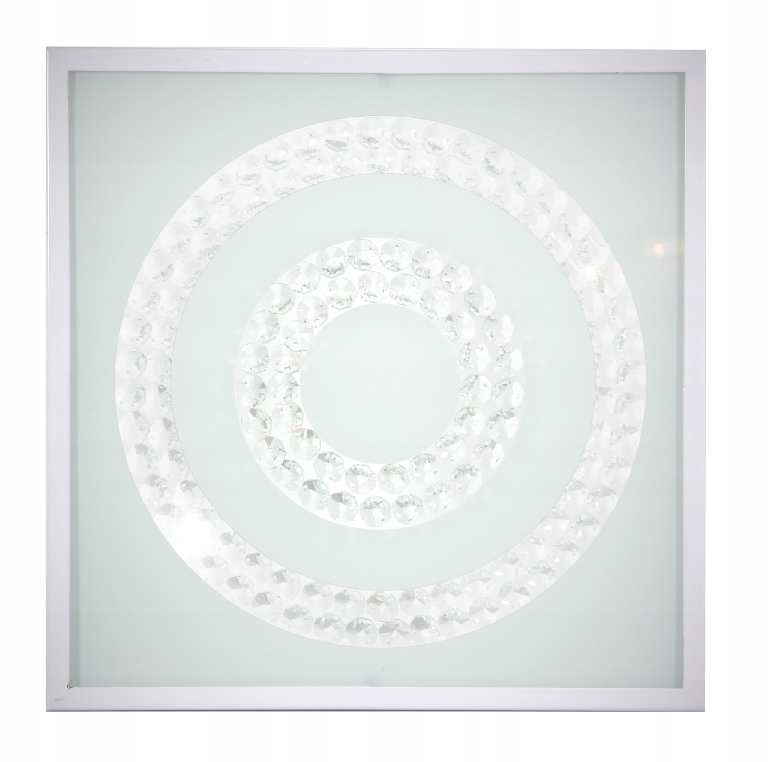 Stropní Svítidlo 29X29 Cm 16W Led 6500K Bílý Dvojitý Kroužek