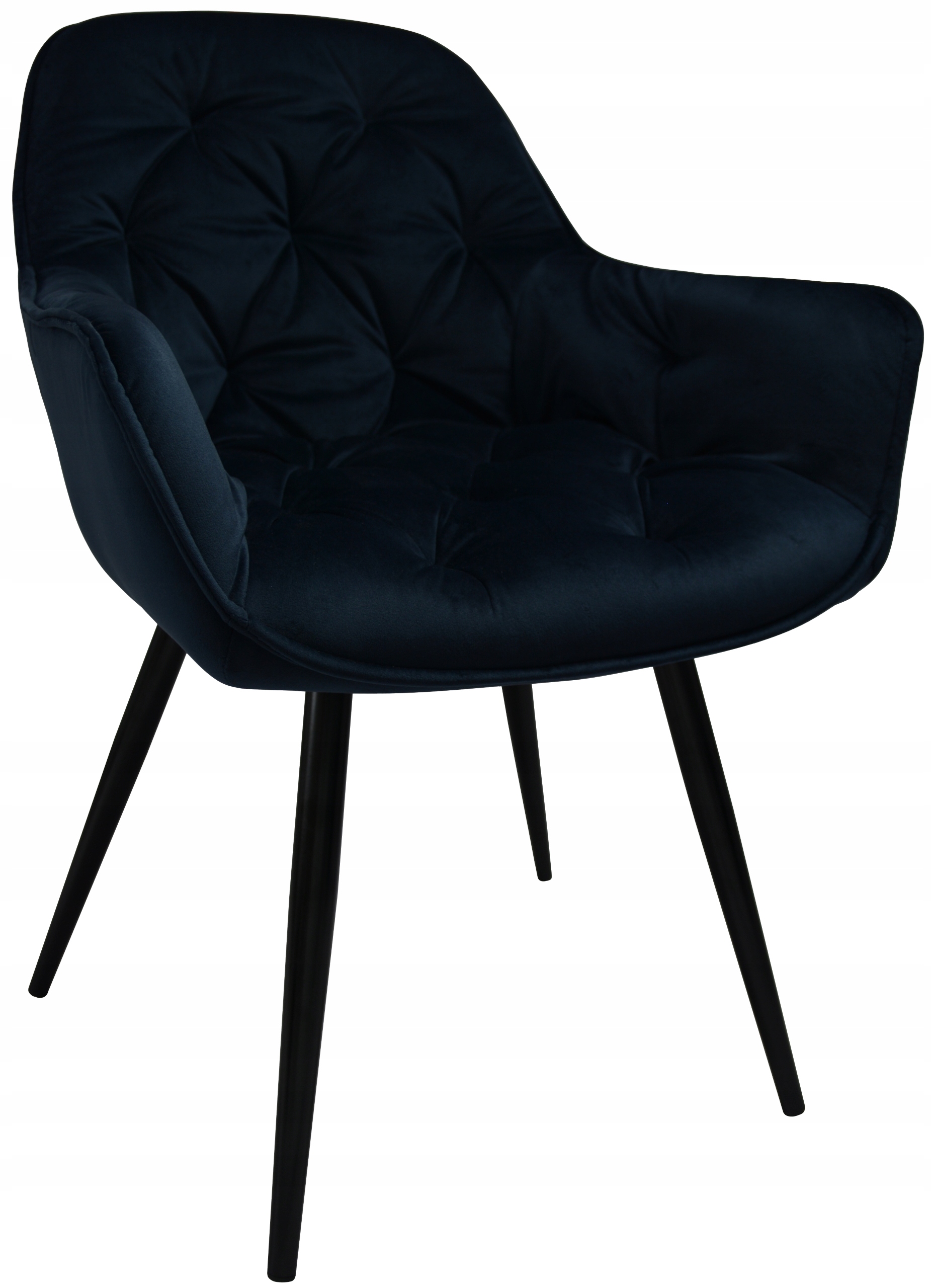

Fotel Dankor Design Arten Welur Szaro Czarny