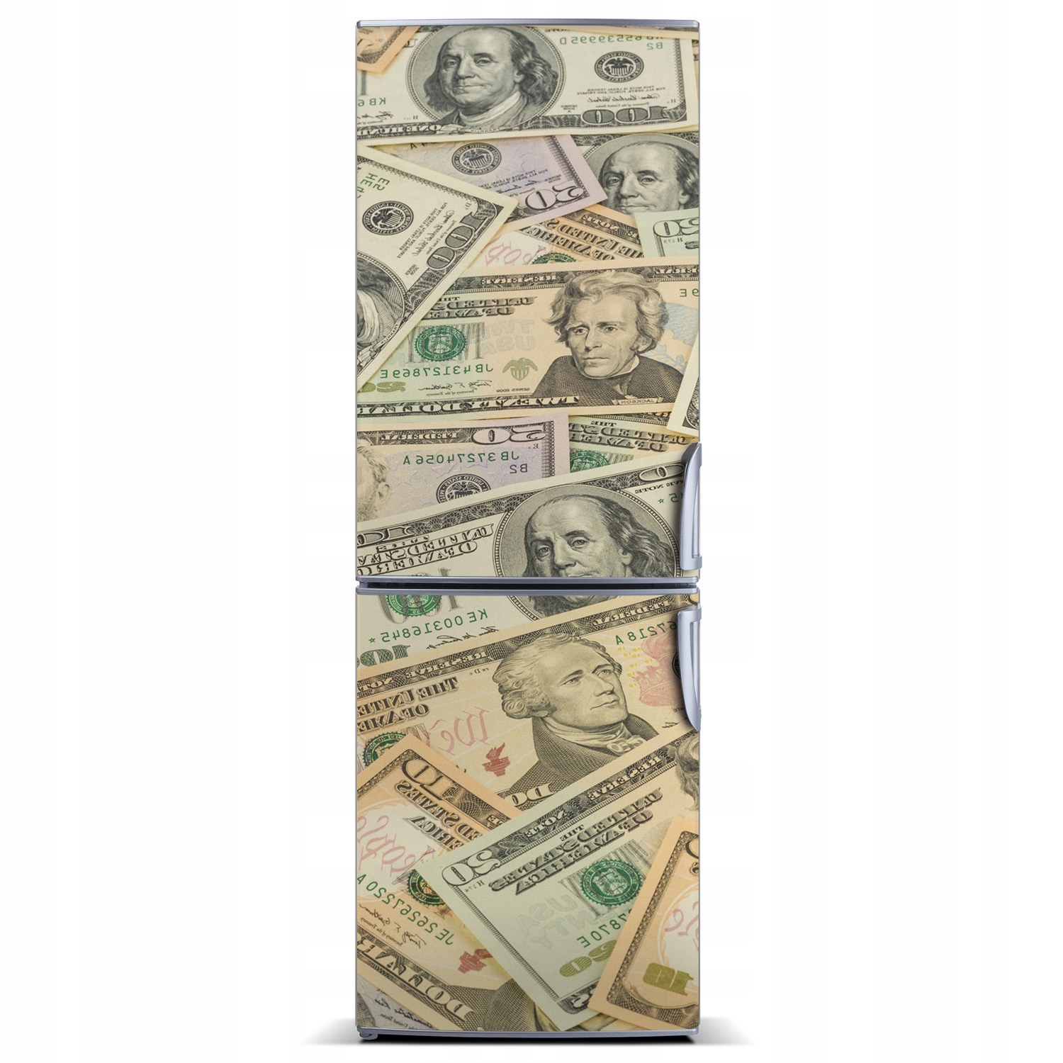 

Magnes Tapeta na lodówkę Banknoty dolarów 60x180