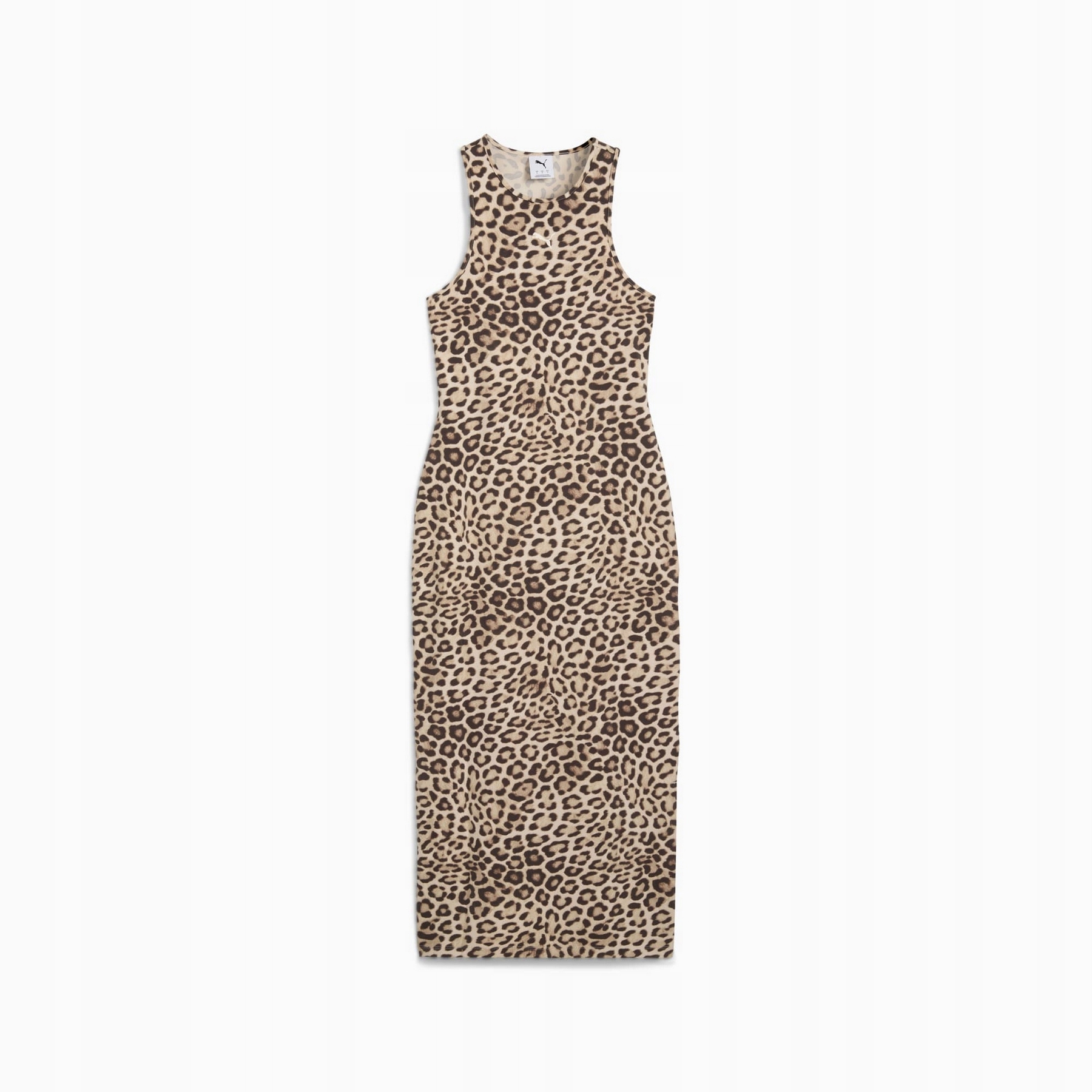 Dámské Šaty Puma Leo Luxe Slim s leopardím potiskem, úzké, 632339, vel. 91, L