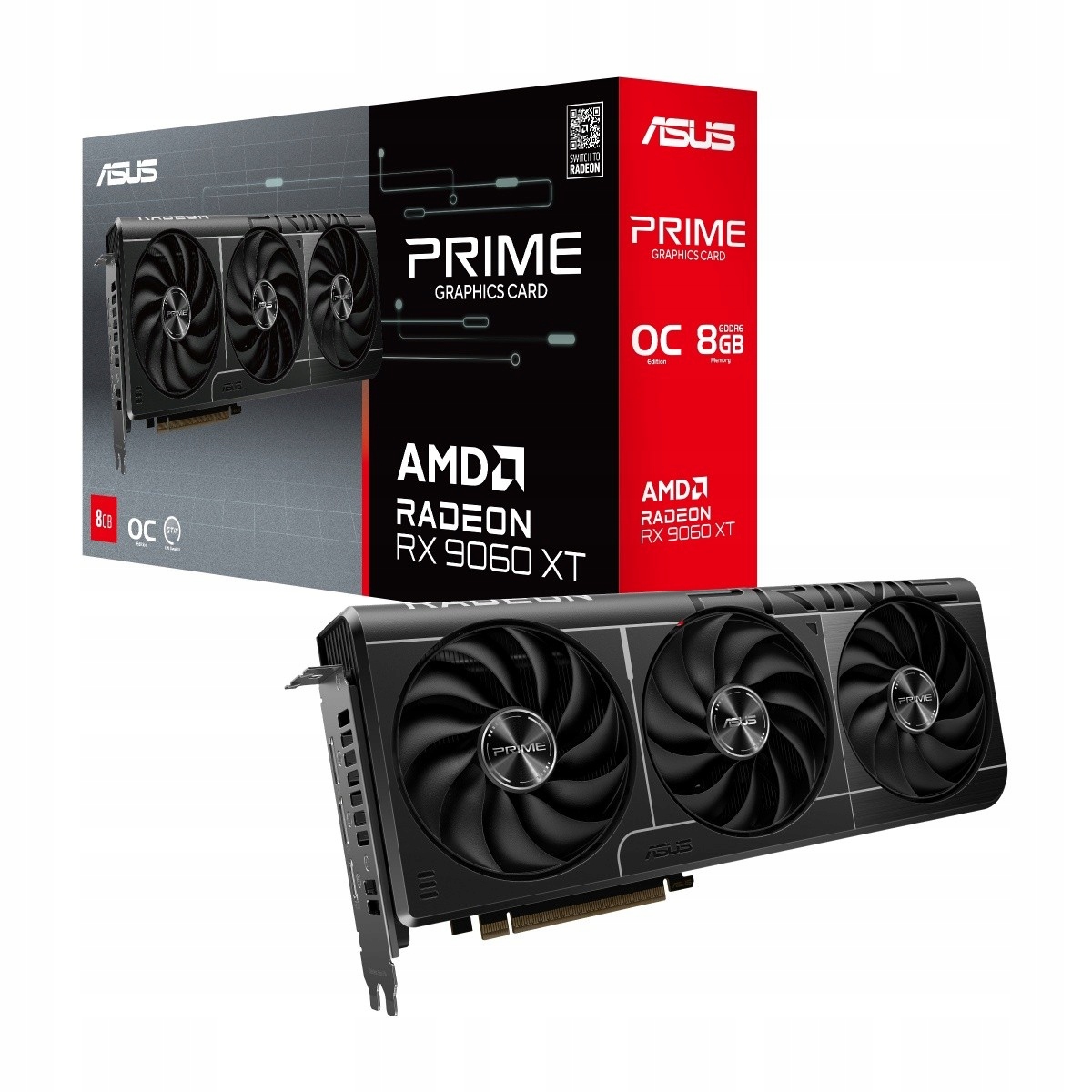 Karta graficzna Asus Prime Radeon Rx 9060 Xt 8 Gb