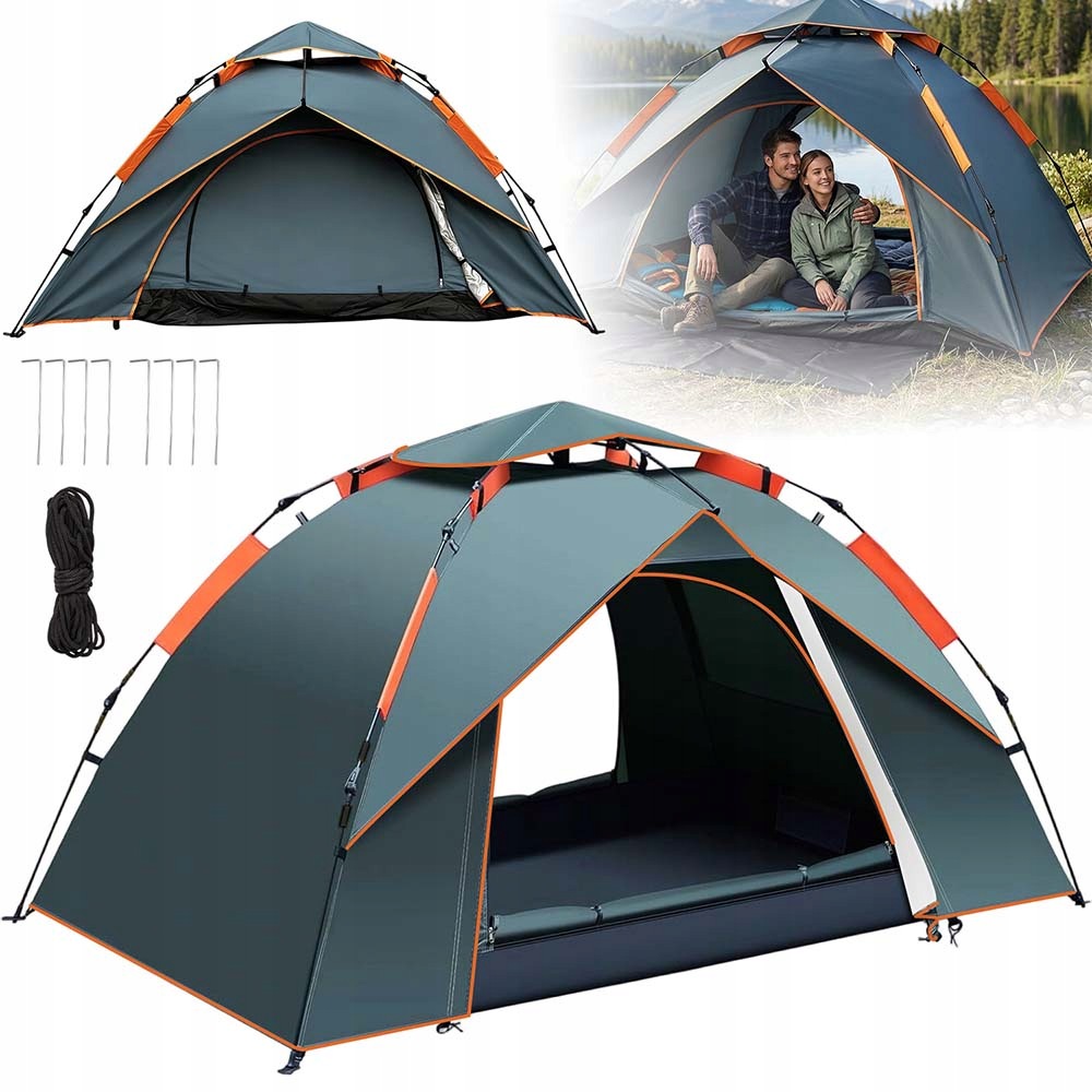 Stan Automatický Samorozkládací 2-MÍSTNÝ 225X135X110 CM Voděodolný