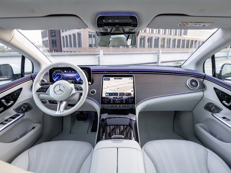 Fólie pro interiér – Mercedes Eqe – Průhledná ochrana interiéru