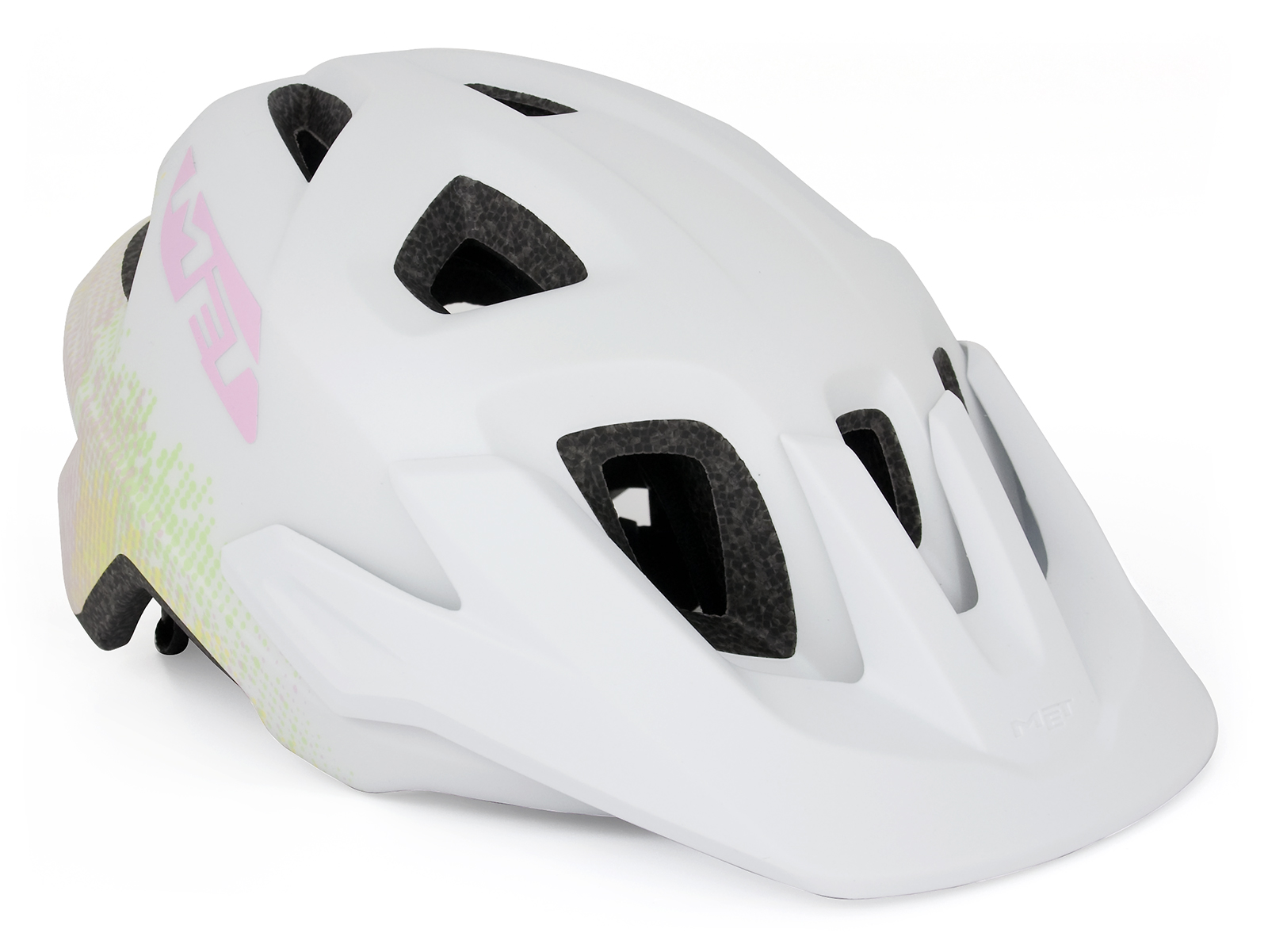 Kask dziecięcy Met Eldar matowy biały, rozmiar uniwersalny 52-57 cm