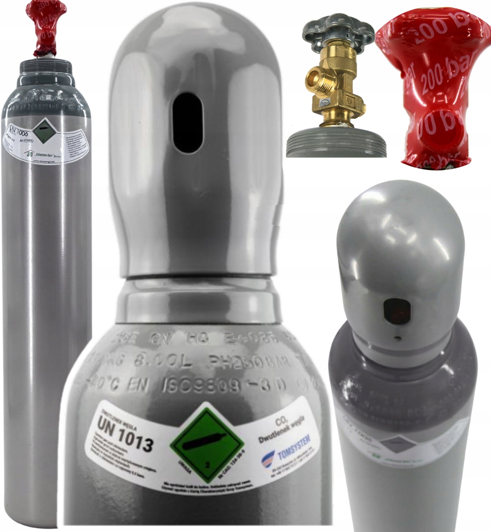 Plynová Láhev Plná Oxidu Uhličitého CO2 Sodastream 5 L, Legalizace Akvária