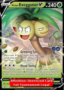 Karty Pokemon Jumbo (swsh 225) Alolan Exeggutor V