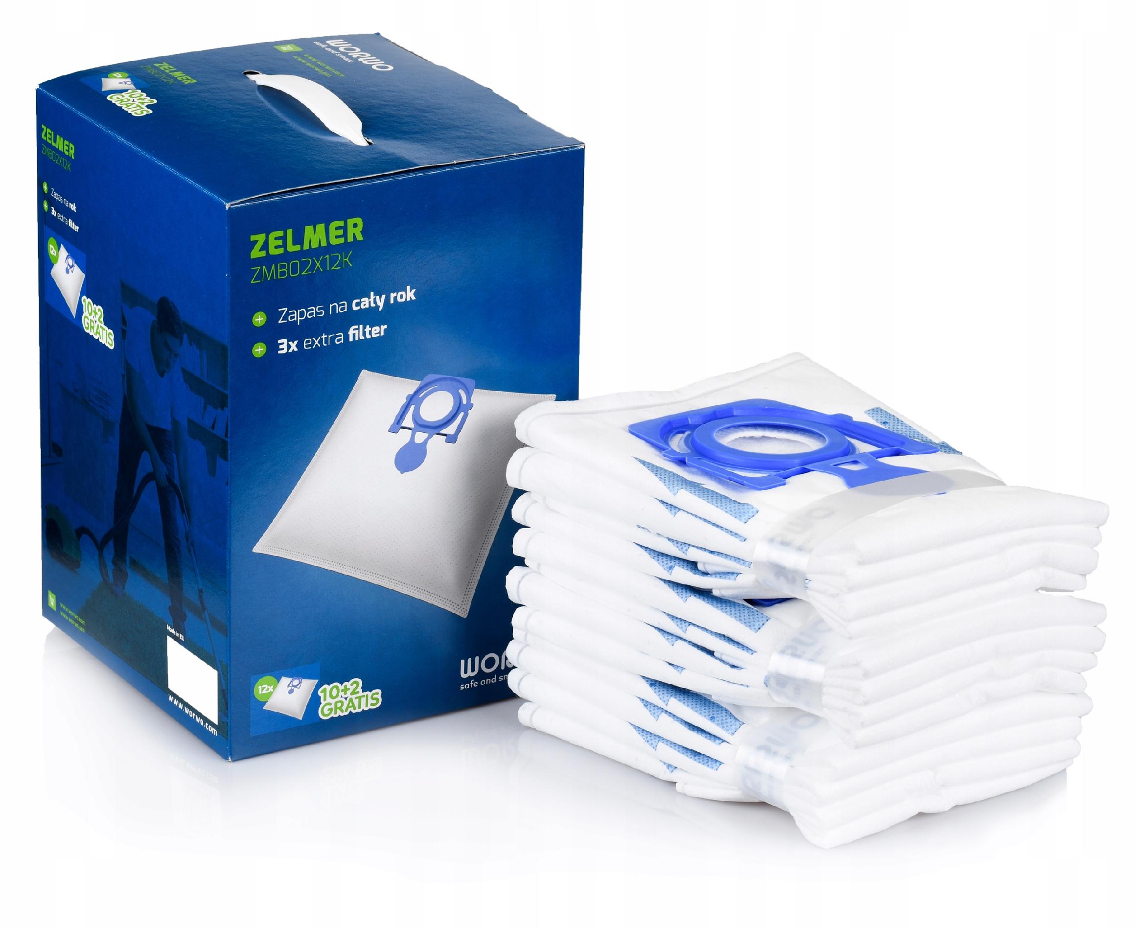 24x Worki Do Odkurzacza Zelmer Aquawelt Plus ZVC762ST