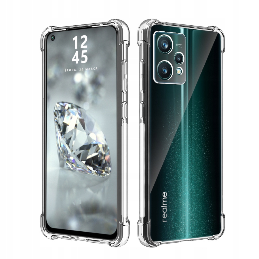 

Etui Do Realme 9 Pro Pancerne Przeźroczyste Case