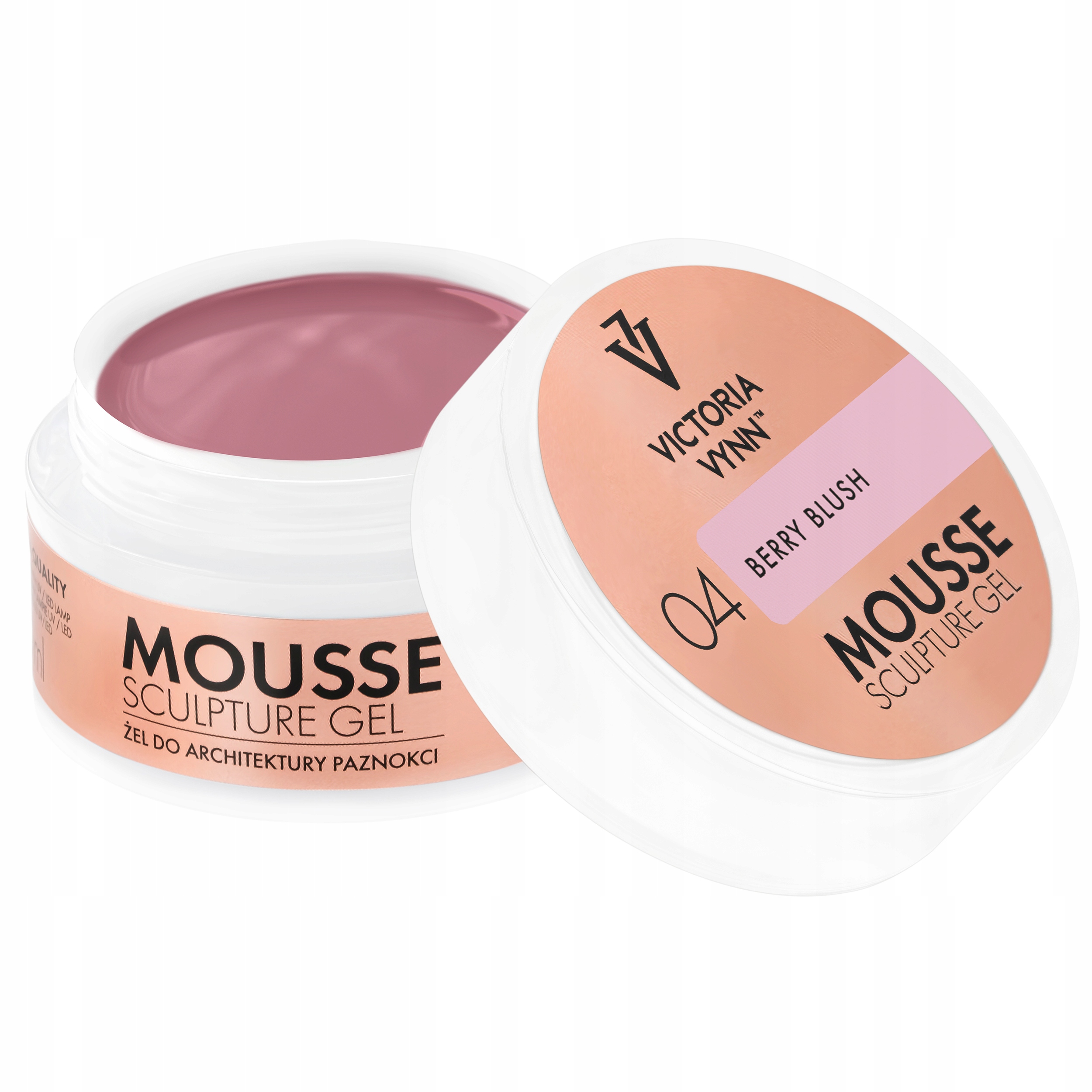 Stavební gel na nehty Victoria Vynn Mousse Gel 04 Berry Blush 50 ml