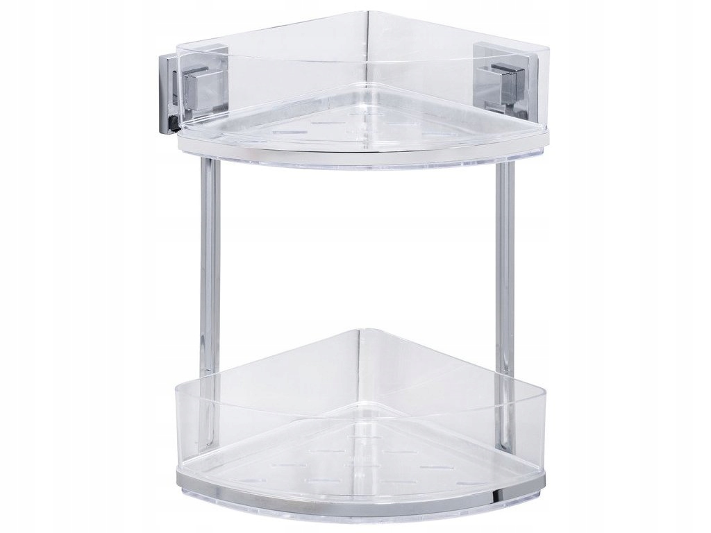 Rohová kúpeľňová polica Quadro, Wenko