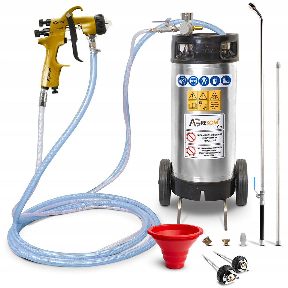 Agregat Malarski Natryskowy 18L Emulsja Agrekom Do Farb Dachowych Ochrona