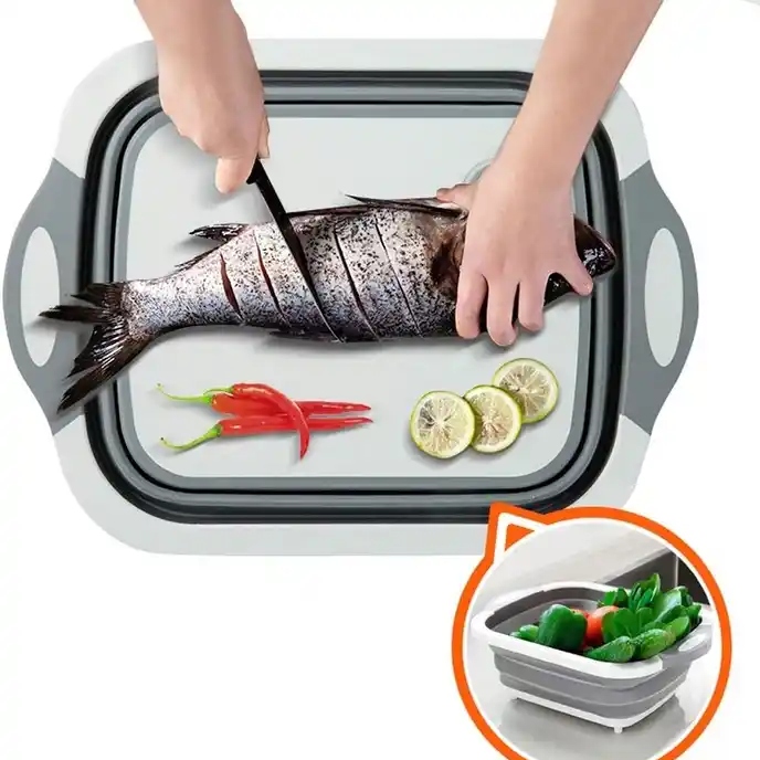 MISKA SKŁADANA SILIKONOWA DESKA DO KROJENIA DUŻA Waga produktu z opakowaniem jednostkowym 0.53 kg