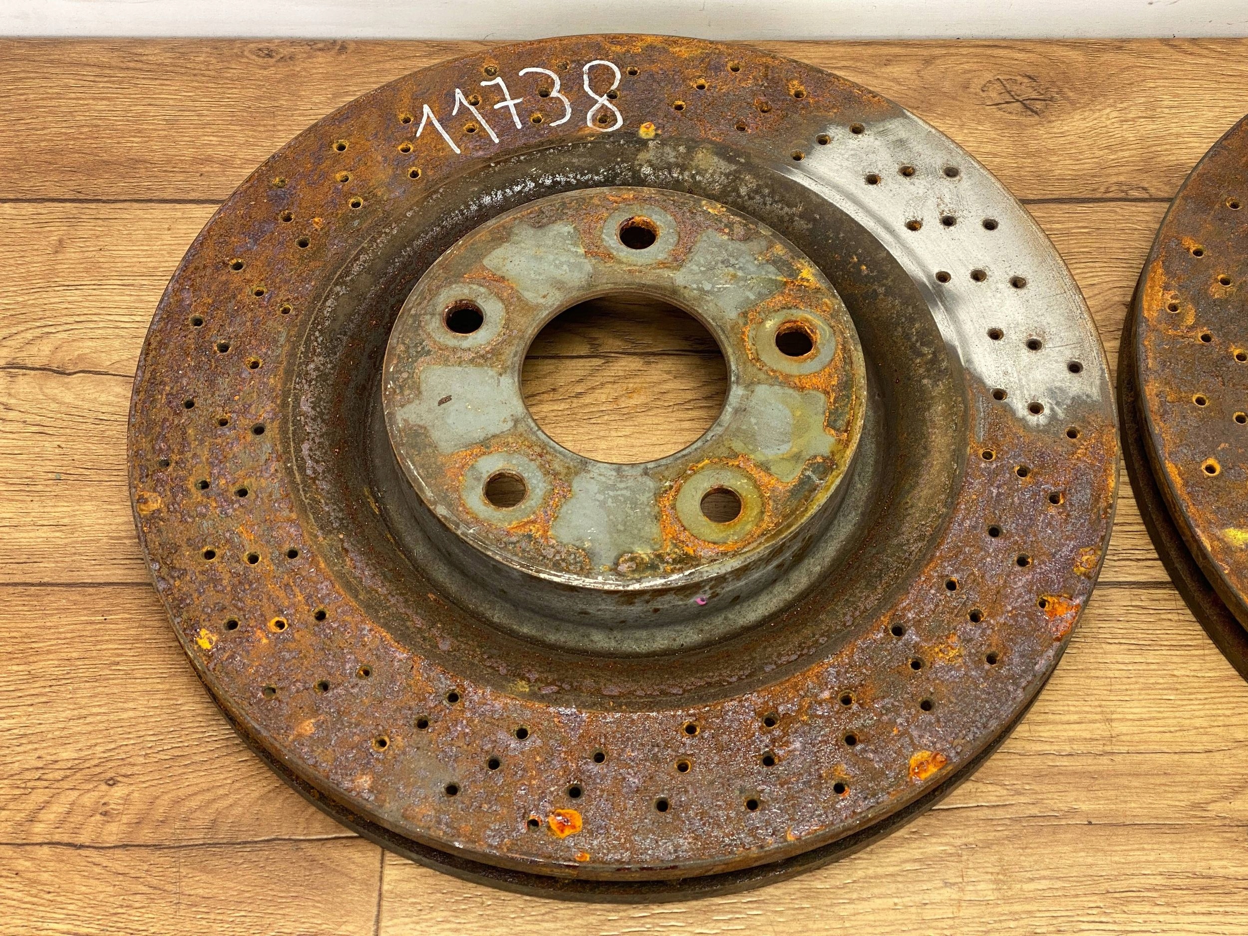 disc brake front komplet nawiercane Chevrolet Corvette C6 2005+