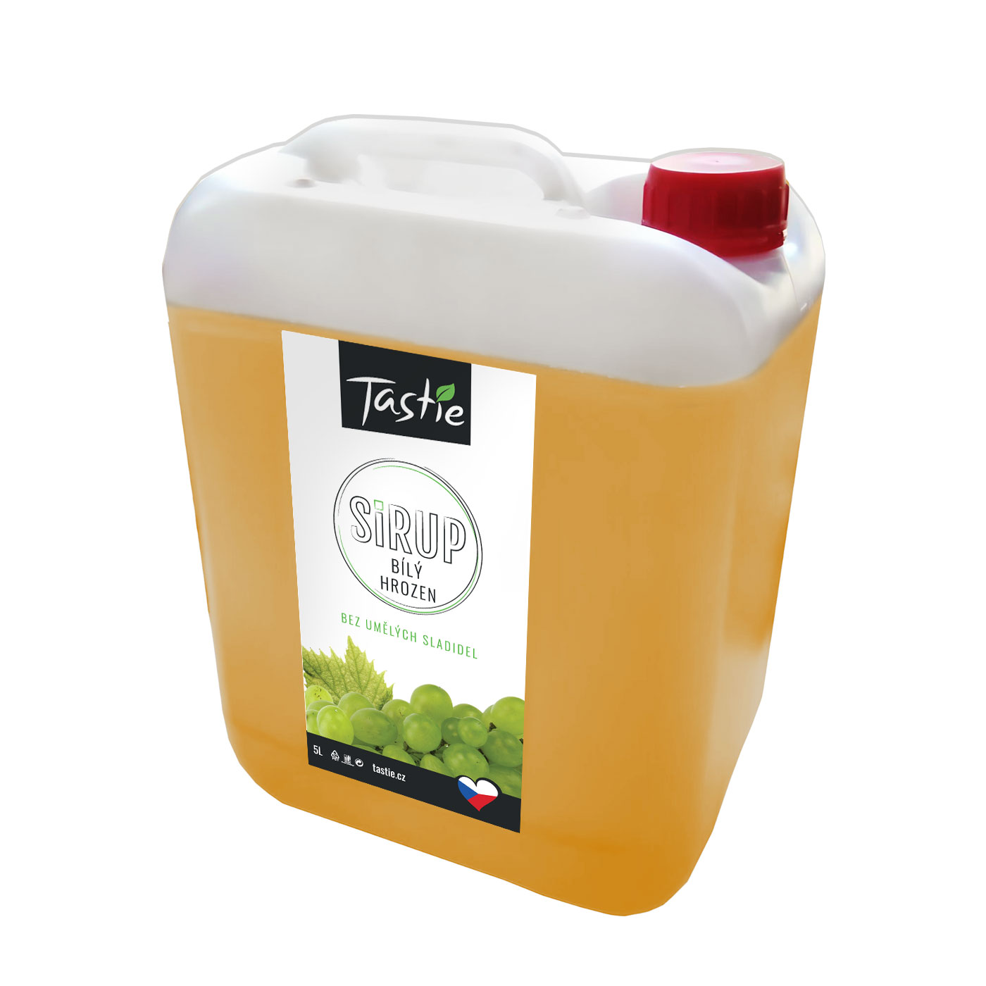 Sirup Tastie Hrozen bílý 5l