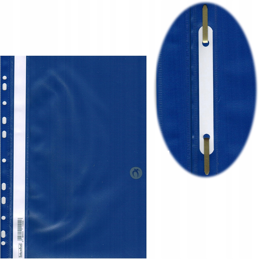 

Skoroszyt Zawieszany Wpinany Miękki Granat Niebies