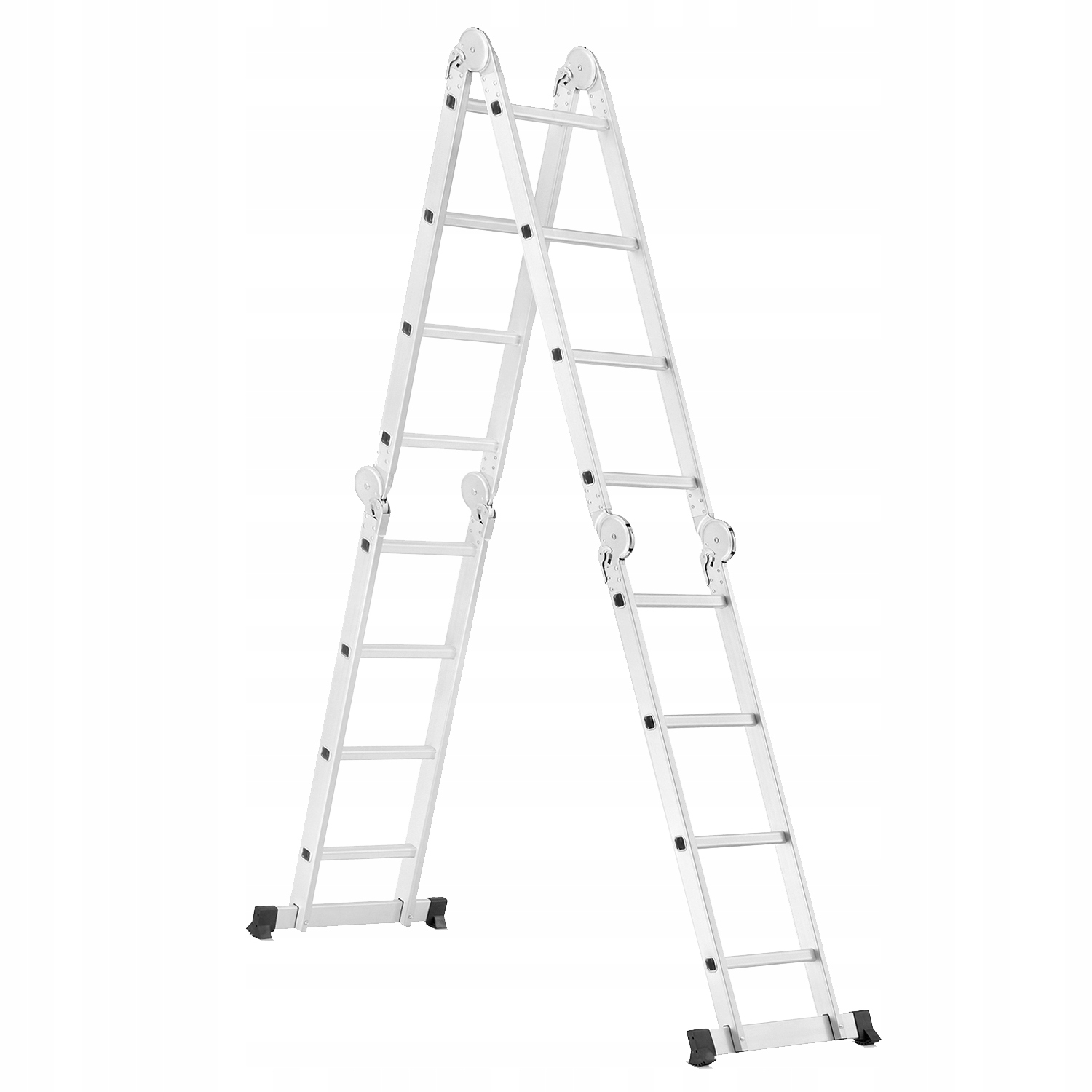 Drabina aluminiowa przegubowa SKŁADANA wielofunkcyjna rozkładana 4x4 HIGHER — 26