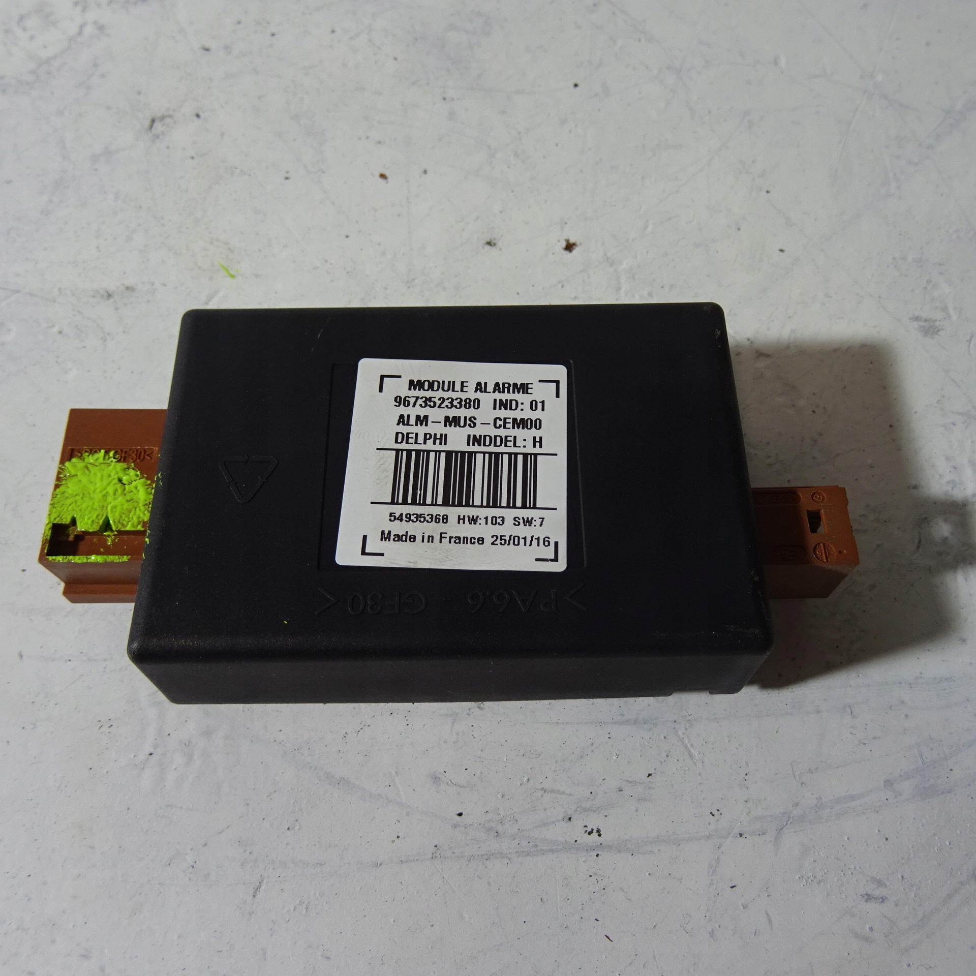 PEUGEOT 308 II T9 modulo ALARMU 9673523380