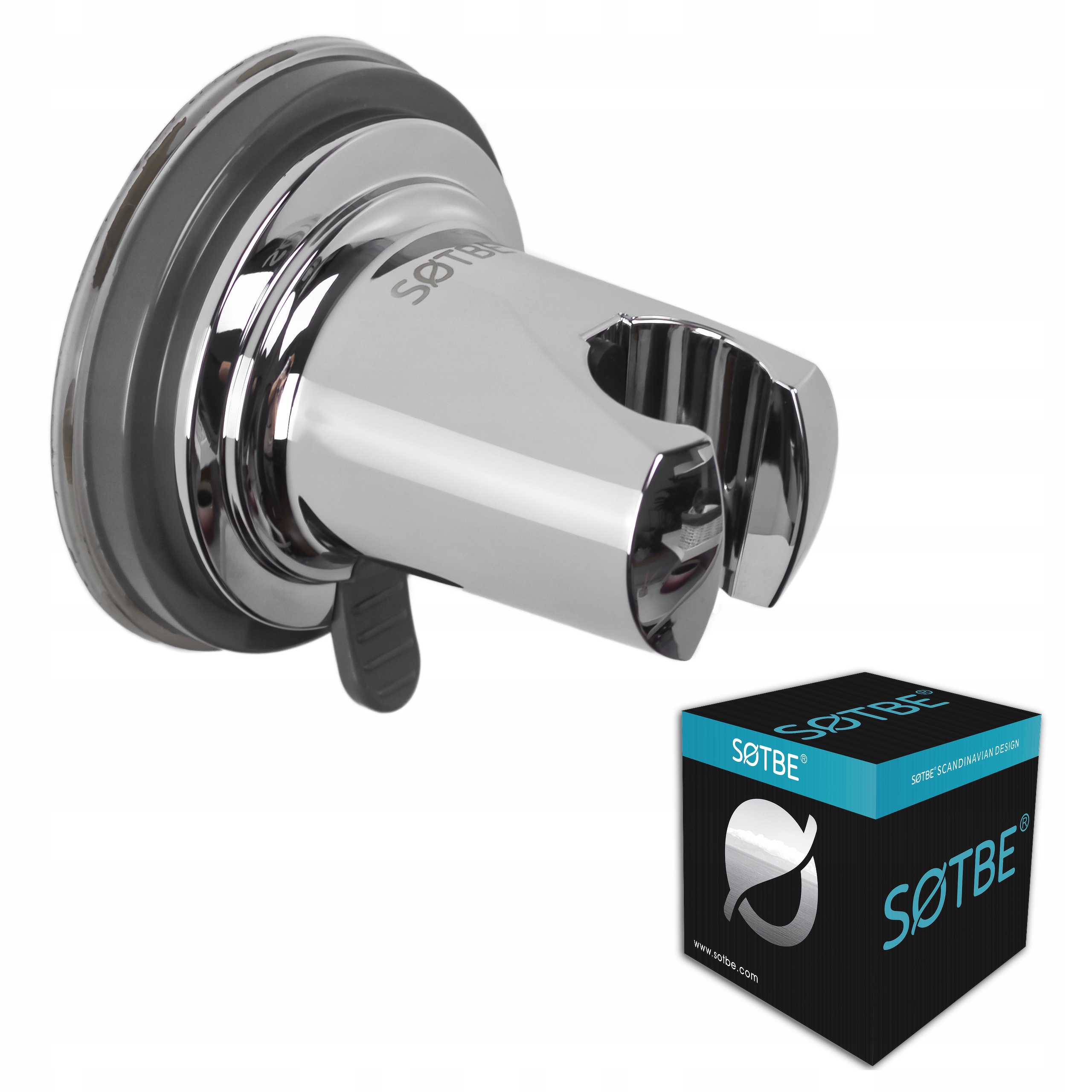 Uniwersalny uchwyt do słuchawki prysznicowej PRZYSSAWKOWY bez wiercenia