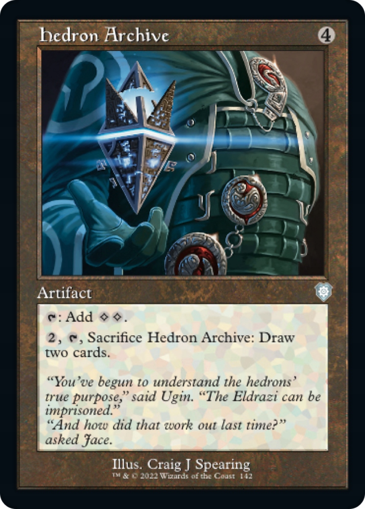 Mtg 2x Hedron Archive *Retro-Frame* (u)