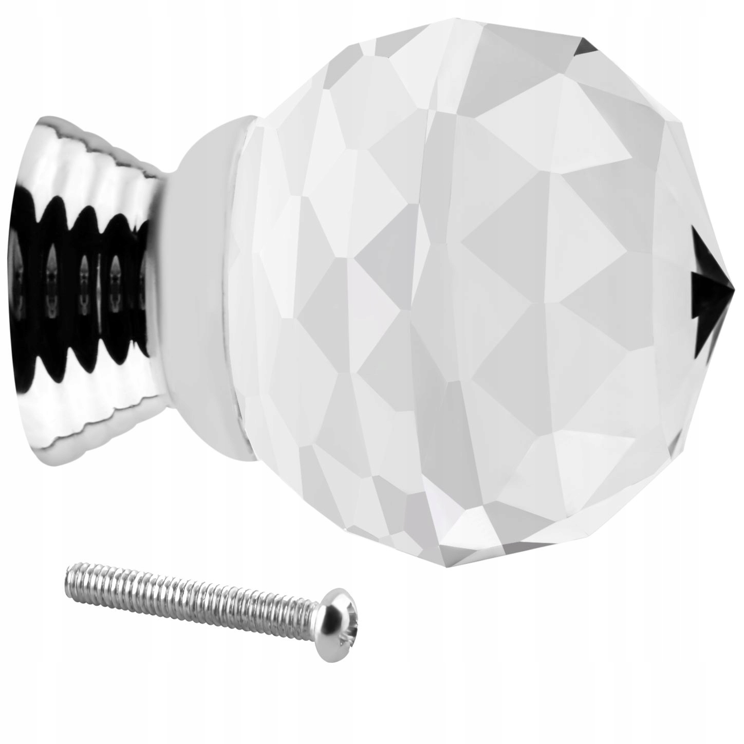 

Gałka Kryształowa Uchwyt do Mebli 30mm Kryształ XL