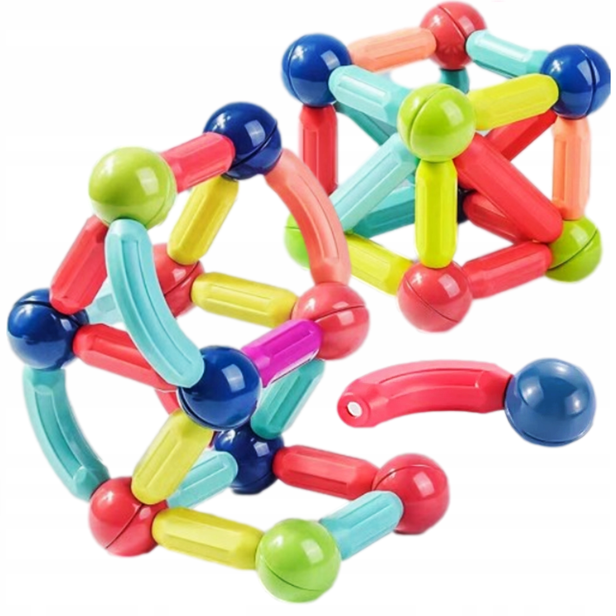 KLOCKI MAGNETYCZNE KONSTRUKCYJNE PATYCZKI STICKS