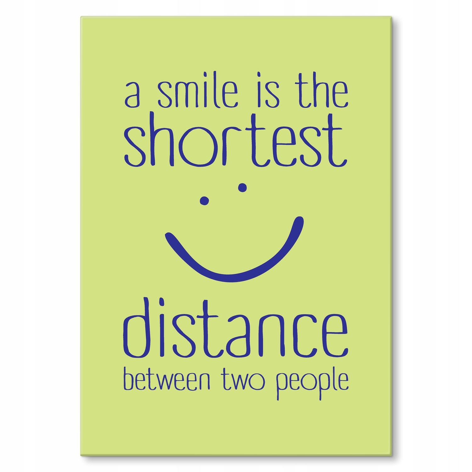 Kovový plakát Smile Dárek 30 x 42 cm