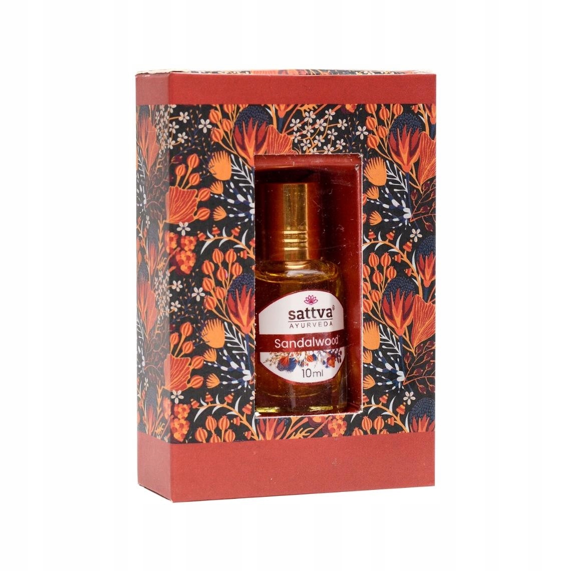 Sattva, Perfumy w olejku DRZEWO SANDAŁOWE, 10 ml