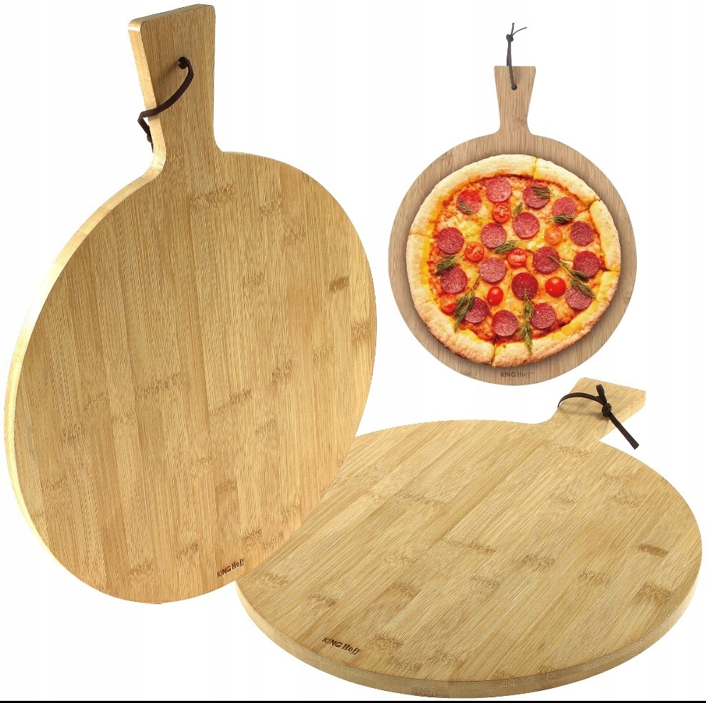 

Deska Bambusowa serwowania pizzy 35 cm, Przystawek