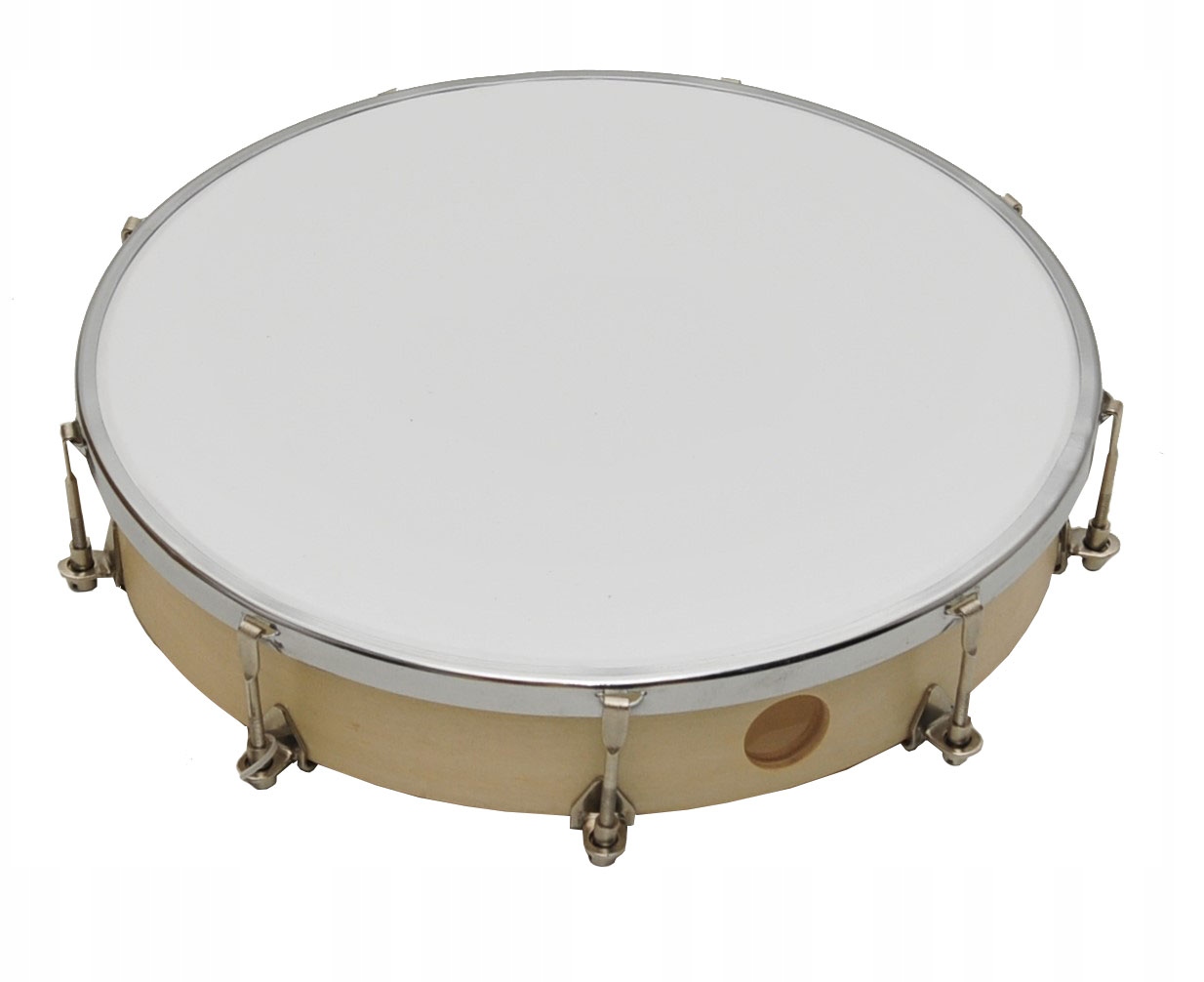 BĘBENEK DREWNIANY Z NACIĄGIEM REGULOWANYM 10'' + PAŁECZKI Marka Ever play