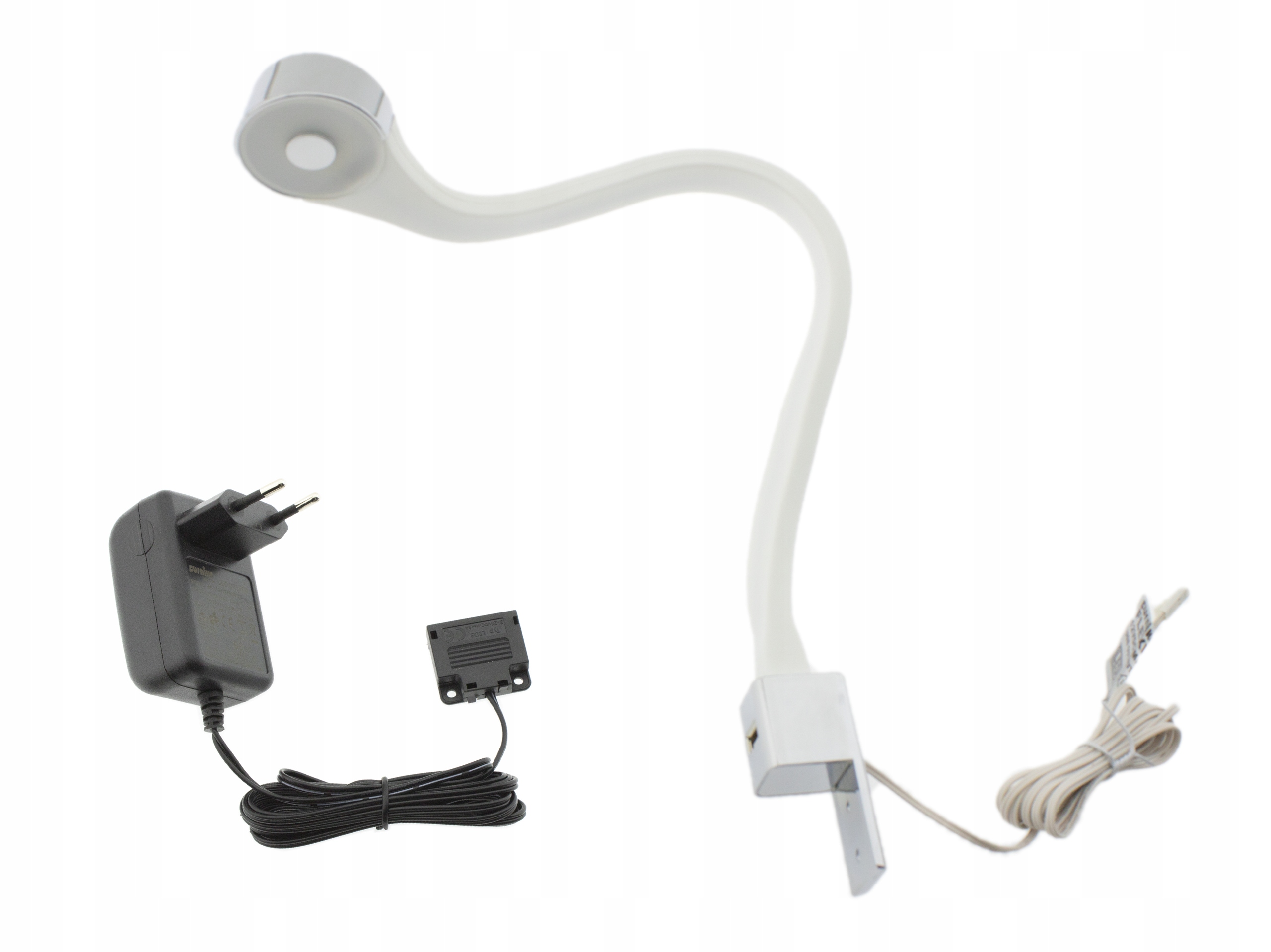 

Lampa nocna Led do łóżka czytania 1,8W Flexi R W+c