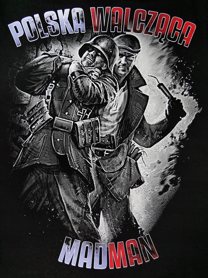 Koszulka streetwear uliczna Polska Walcząca PW r.S Płeć mężczyzna