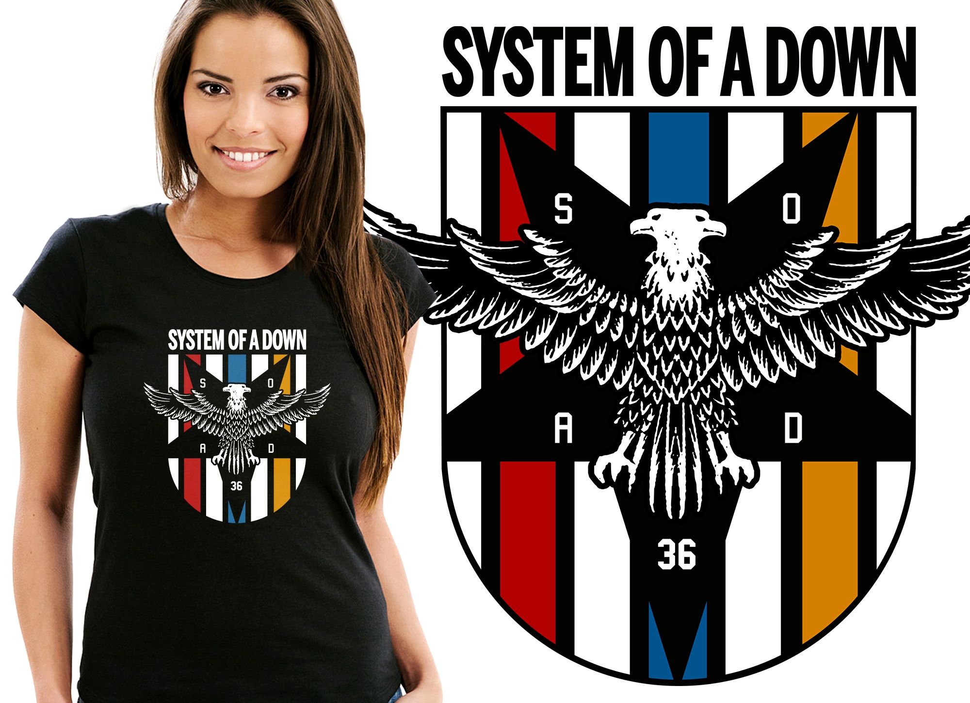 

System Of A Down Soad Serj Koszulka Damska S