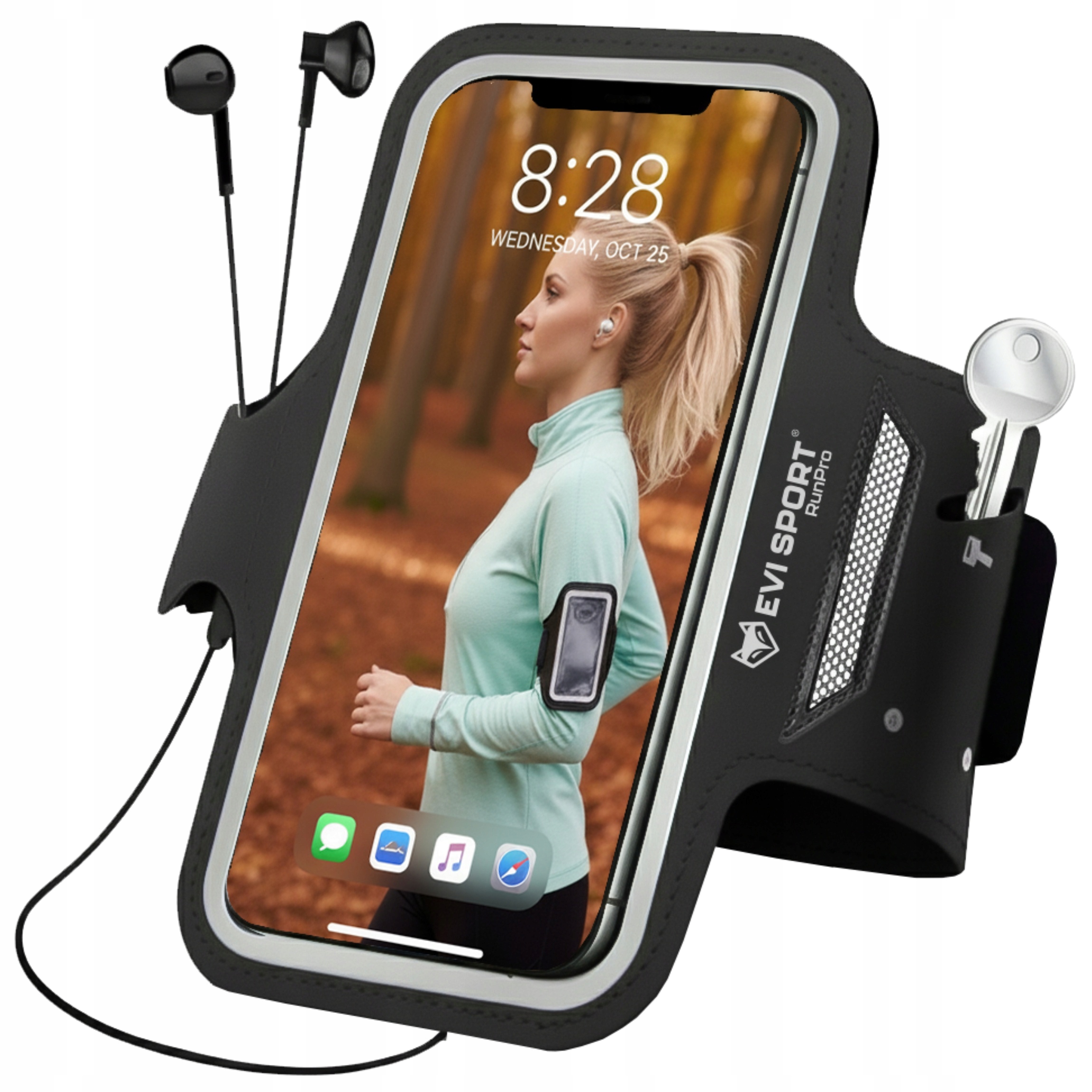 Чехол для телефона с повязкой на руку для 6,9 дюймовой повязки для бега