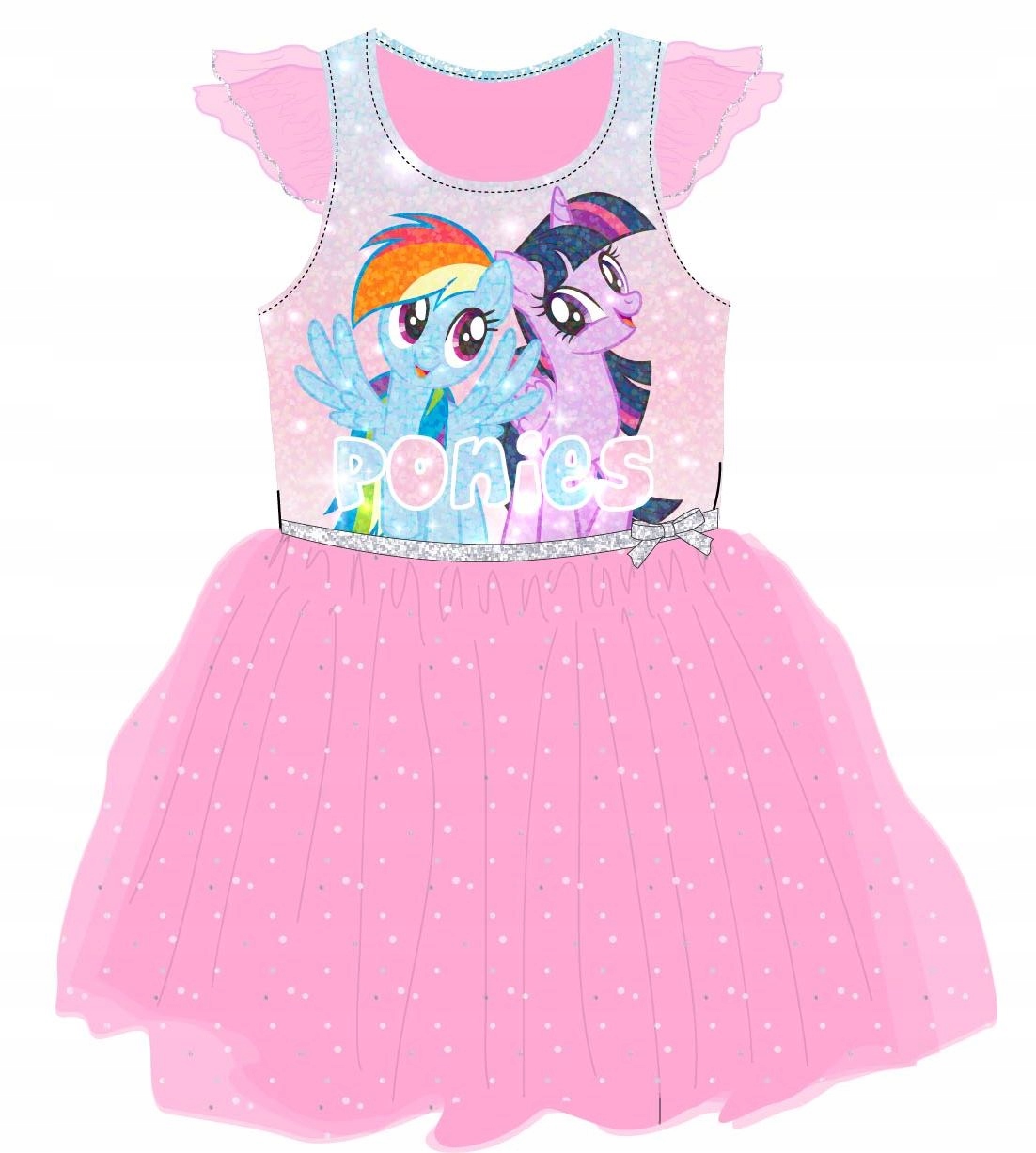 

Sukienka My Little Pony Mlp 122 Tiul błyszcząca