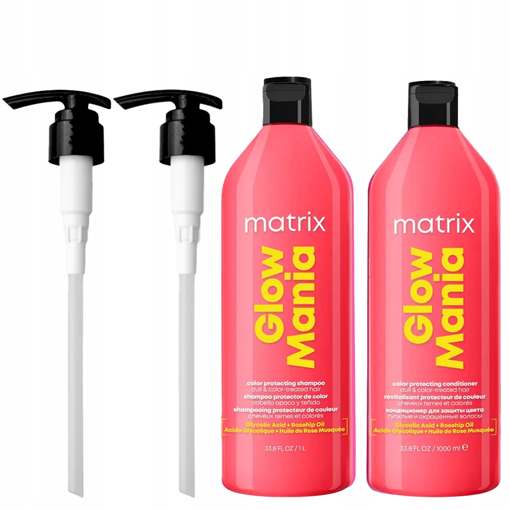 Glow Mania zestaw do włosów farbowanych szampon odżywka