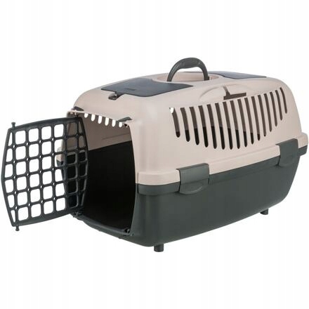 Levně Transportní box Capri 2, Xs-s: 37 x 34 x 55 cm, tmavěšedá/tělová