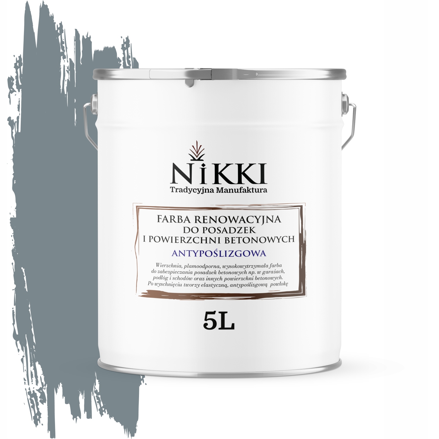 Renovačná Farba Na Podlahy Protišmyková Uv Veverička Šedá RAL7000 5L