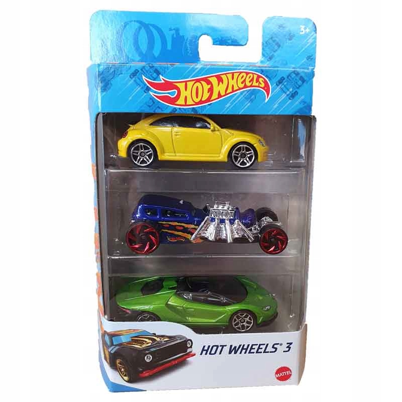 

Hot Wheels 3-PAK Samochodzików Resoraki K5904 B