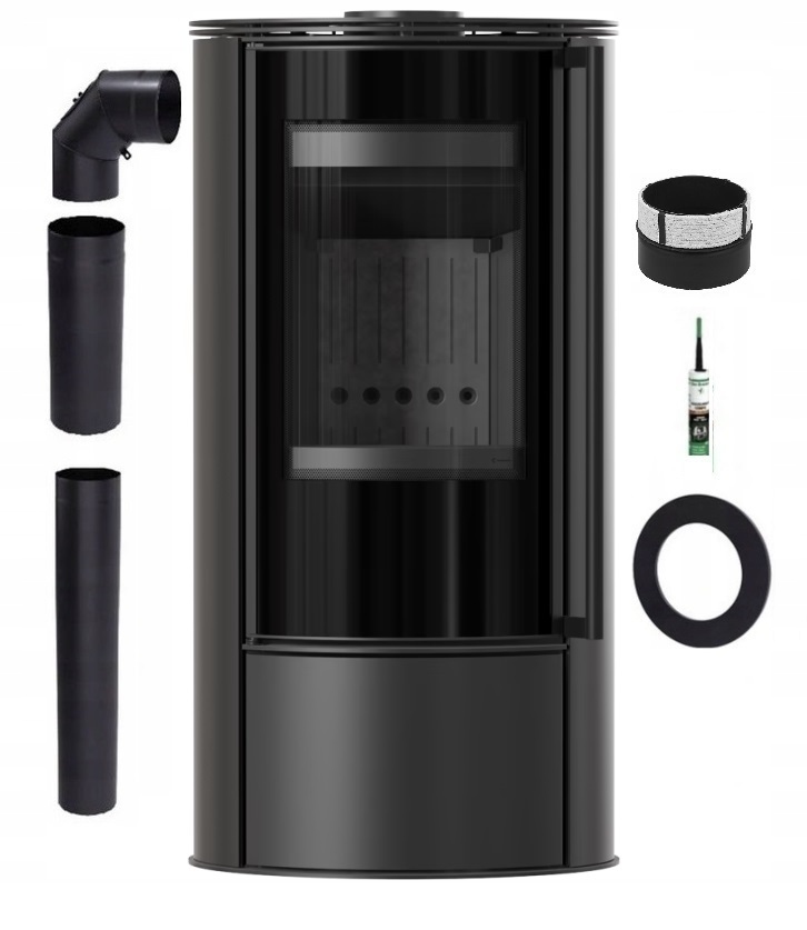 Kamna Ocelová Kamna Koza Erik Černá Sada