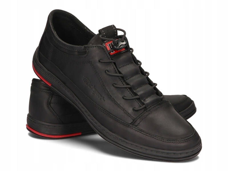 

Buty Męskie Skóra Casual Polbut K-22 Czarny 44