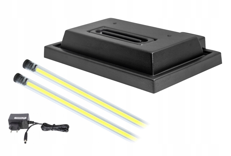 Kryt do akvária 60x30 černý Led osvětlení Bílé Cob