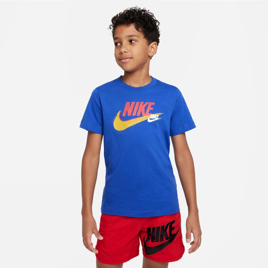 S (128-137) Koszulka Nike Sportswear SI SS Tee FD1201 480 grafitowy S (128-