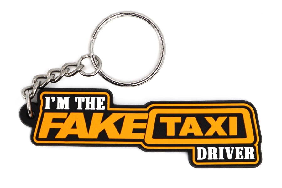 Brelok breloczek gumowy silikonowy Pvc I'm the Fake Taxi driver