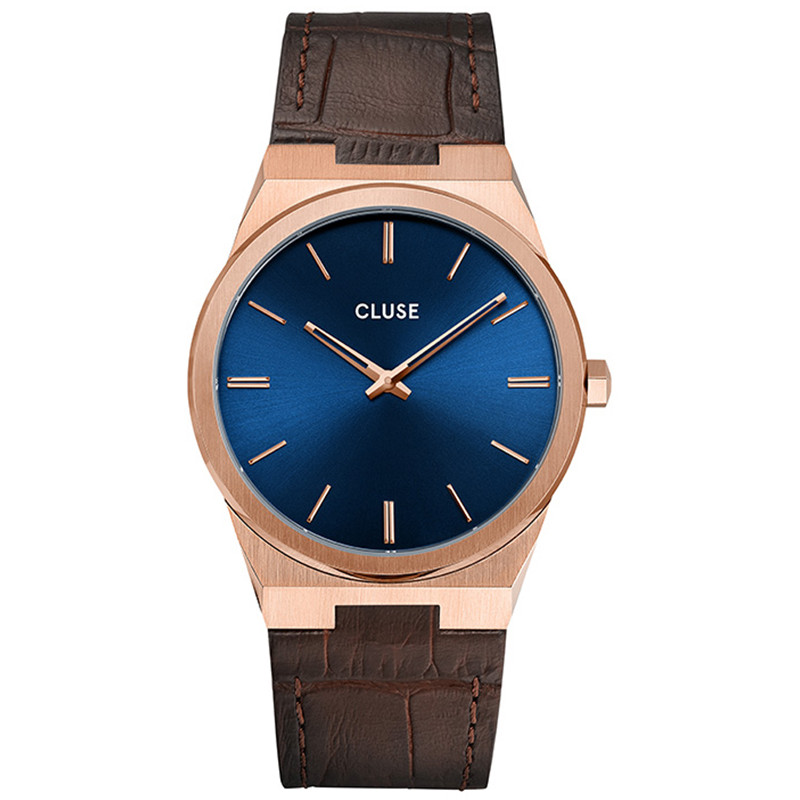 Pánské Hodinky Cluse CW0101503002 hnědý řemínek