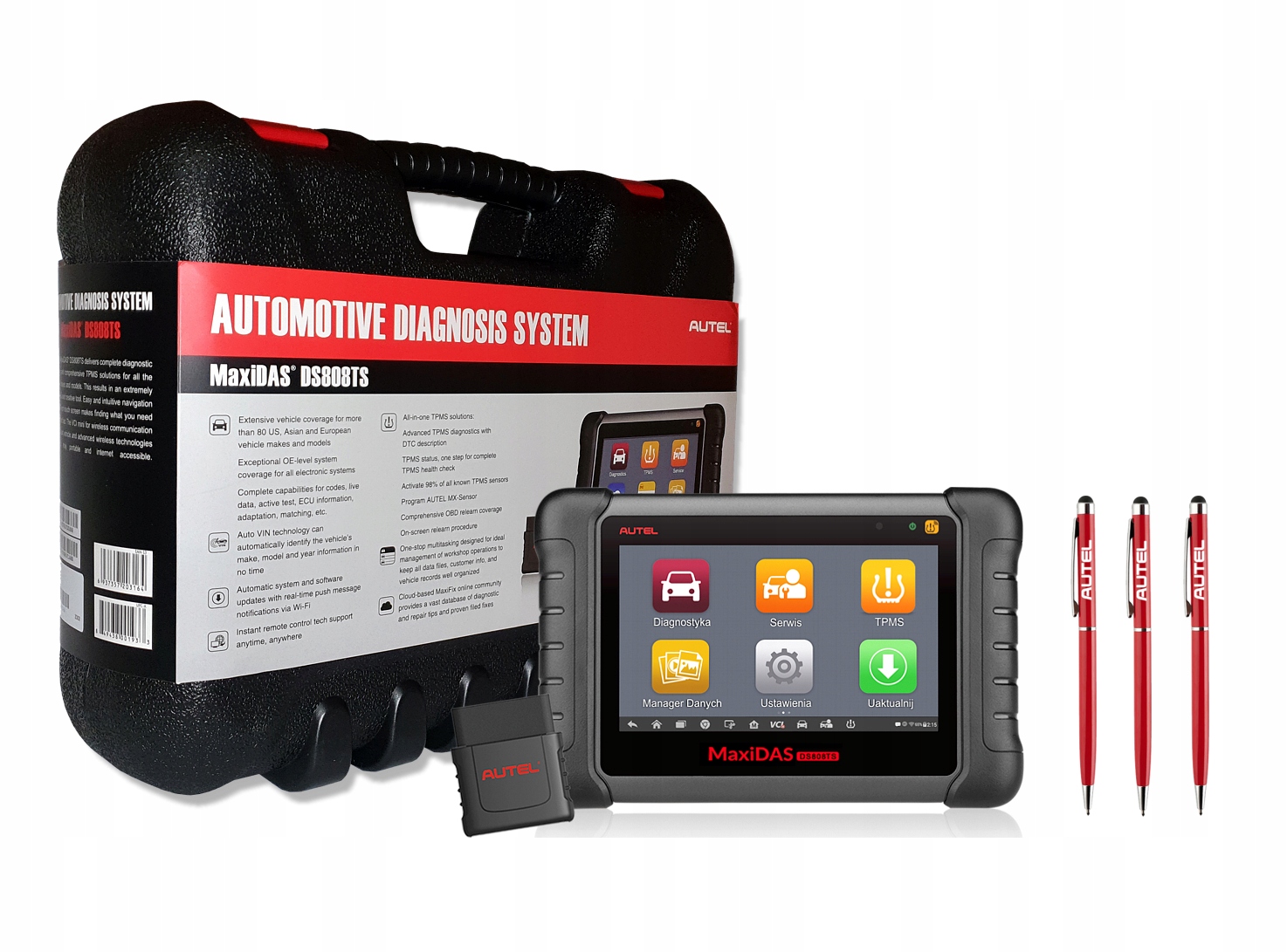 Diagnostický nástroj Autel DS808TS programátor Tpms Autel Poľsko 2 Roky Ak