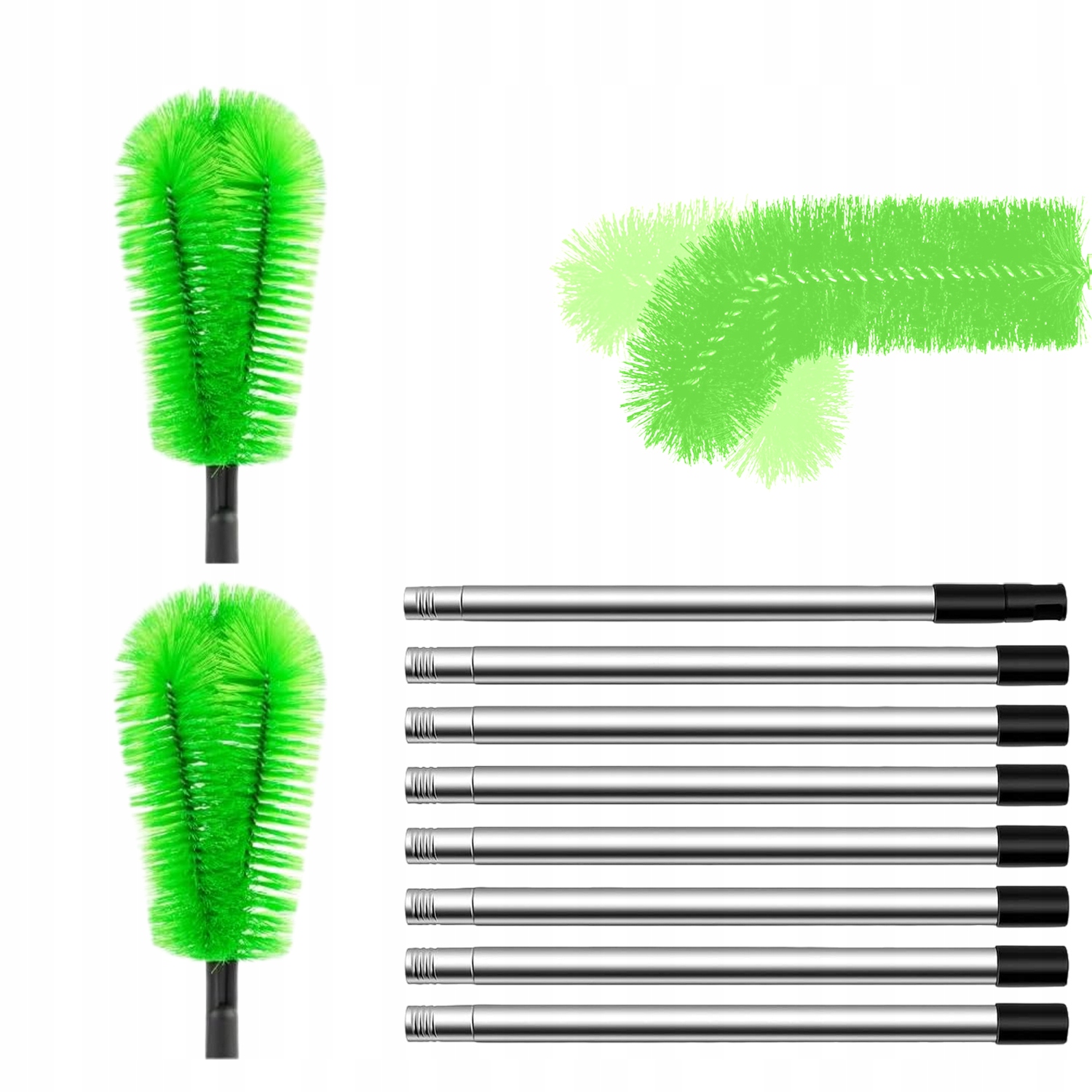 Levně Čisticí Kartáč O Délce 310 CM S Dvěma Hlavicemi Pro Okapy