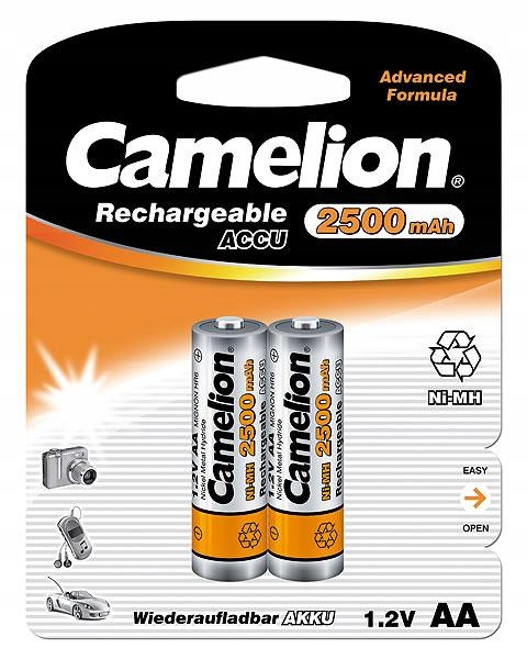 Akumulatory Camelion AA/HR6 2500mAh Ni-MH 2 sztuki